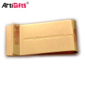 Wholesale promotion gold metal money clips with customized logo
